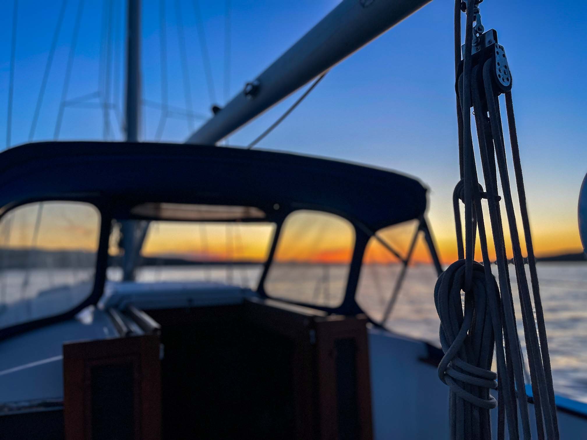 Looking Forward From the Cockpit of S/V Echo